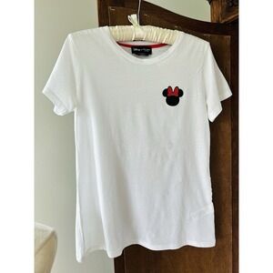 Kate Spade Minnie Patch Tee Short Sleeve Fresh White Medium‎